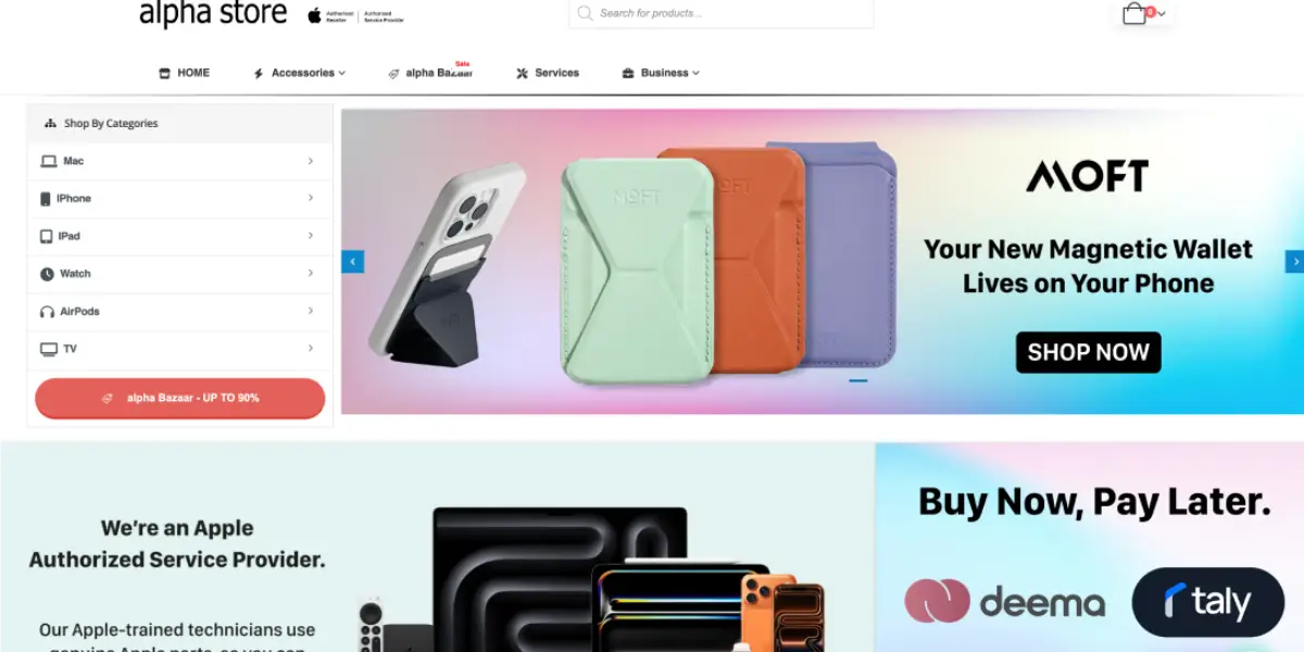 alpha-store website